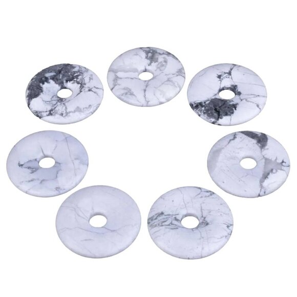 White Howlite and Rose Quartz Necklace - Picture 6 of 6